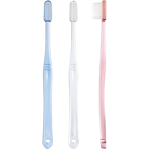 業務用片ﾃｰﾊﾟｰﾊﾌﾞﾗｼ 3色 各色20本/箱 1ｾｯﾄ(120本:60本×2箱)画像