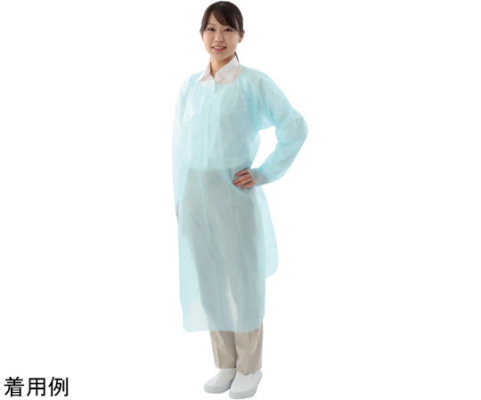 アイソレーションガウン　CPEガウン　女性用フリーサイズ　20着画像