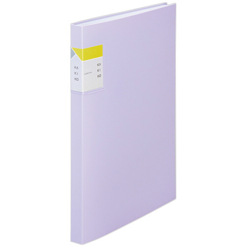 ｸﾘｱｰﾌｧｲﾙ ｶｷｺ A4ﾀﾃ 40ﾎﾟｹｯﾄ 背幅20mm ﾗﾍﾞﾝﾀﾞｰ 1冊画像