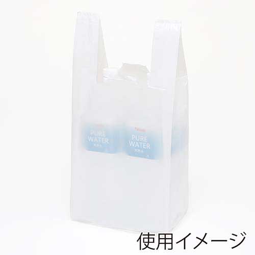 エンボス加工ありの便利なハンガータイプのレジ袋