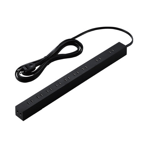 １０口タップ　２Ｐ　３ｍ　黒画像