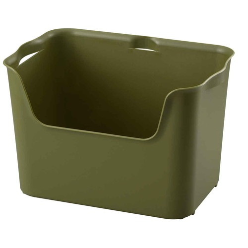 収納ボックス カタス L カラーボックス インナーボックス 引き出し グリーン画像