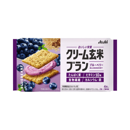 クリーム玄米ブラン　ブルーベリー　６パック入画像