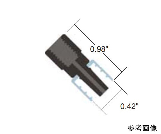 ルアーアダプター　PEEK　Male　Luer　to　M6　Female画像