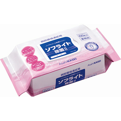 ｿﾌﾗｲﾄ除菌II ﾊﾟｳﾁ 1ﾊﾟｯｸ(100枚)画像