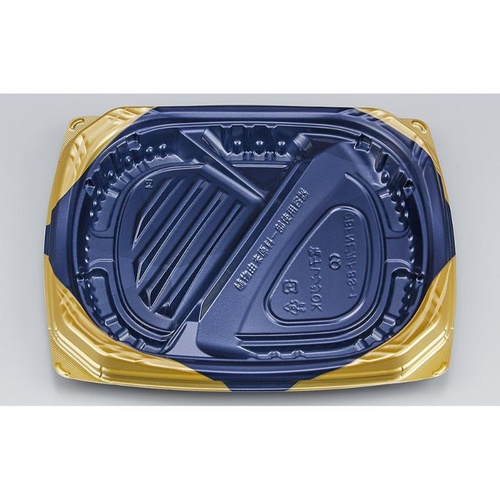 シーピー化成 弁当容器 CBFNビルト8S-1 ソアBG 本体画像