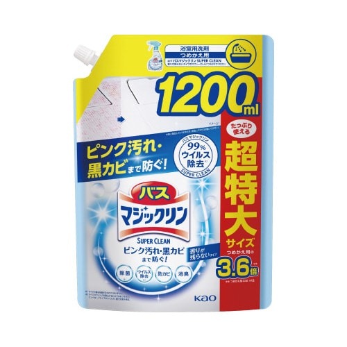 バスマジスーパーＣ香り残らない１２００ｍｌ×６画像