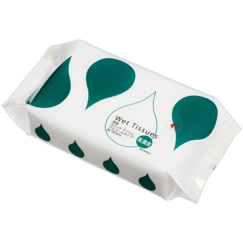 高濃度ｱﾙｺｰﾙ除菌ｳｴｯﾄﾃｨｯｼｭ 詰替用 1ｾｯﾄ(1600枚:80枚×20ﾊﾟｯｸ)画像