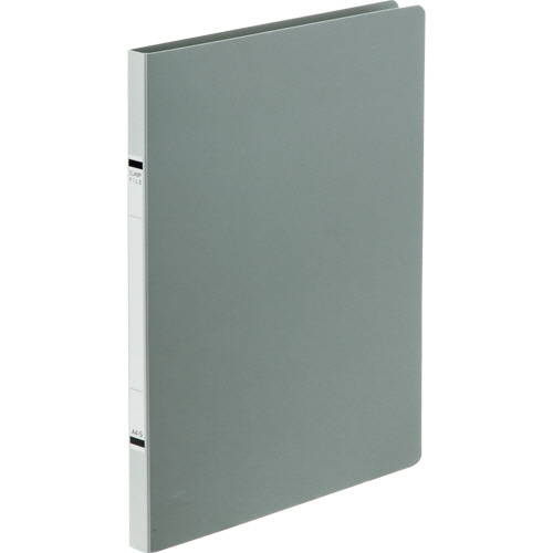 ｸﾗﾝﾌﾟﾌｧｲﾙ(紙表紙) A4ﾀﾃ 100枚収容 10mmとじ 背幅18mm ｿﾌﾄｸﾞﾚｰ 1冊画像