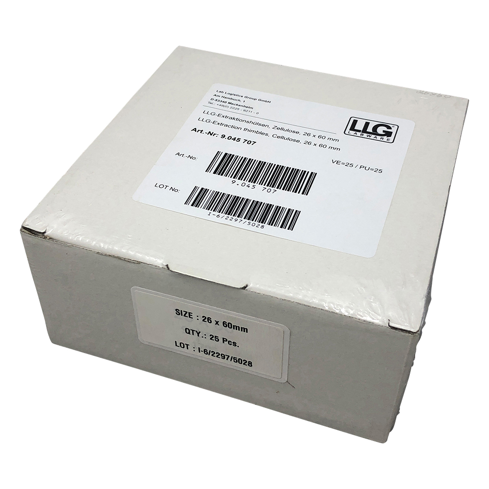 円筒セルロース濾紙 25枚入 ET26-60画像
