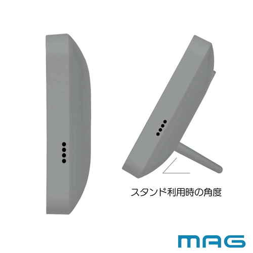 電波時計 正面からのクローズアップで、針が明確に表示された状態