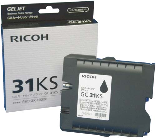 ＧＸカートリッジ　ＧＣ３１ＫＳ　ブラック（小容量）