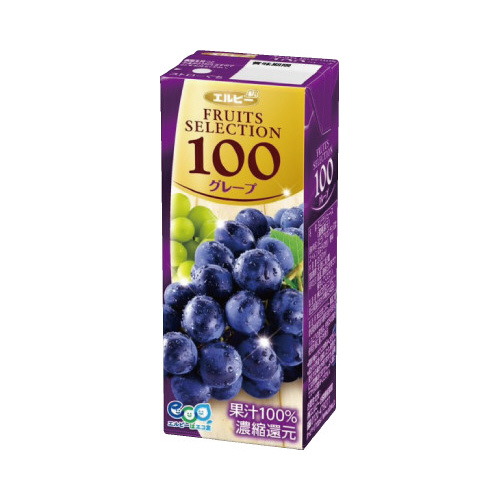 フルーツセレクション　グレープ　２００ｍｌ　２４本画像