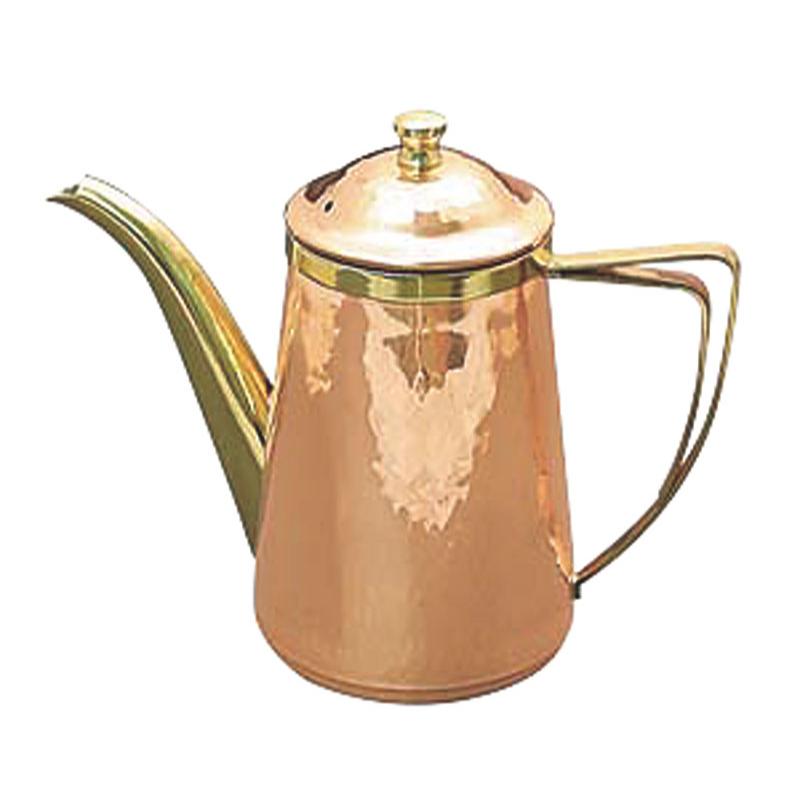 喫茶用品 銅槌目入コーヒーポット 5人用画像