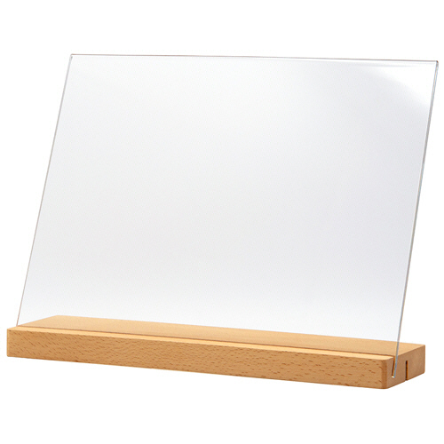 ｻｲﾝﾎﾙﾀﾞｰ2WAY木製ｽﾀﾝﾄﾞ A4ﾖｺ 1個画像