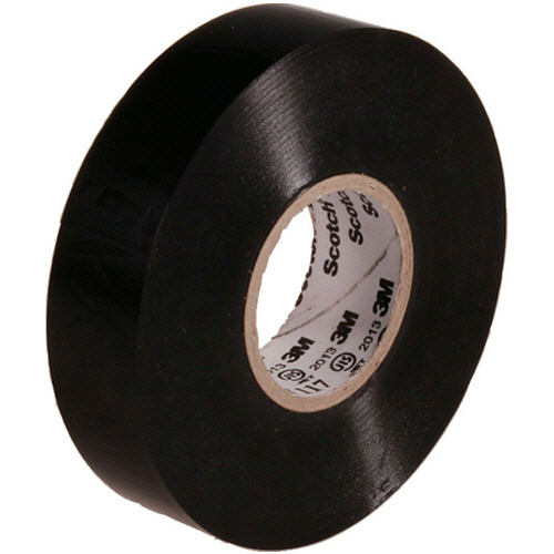 ｽｺｯﾁ ﾋﾞﾆｰﾙﾃｰﾌﾟ 117 黒 19mm×20m 1ﾊﾟｯｸ(10巻)画像