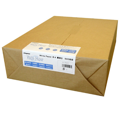 ﾎﾜｲﾄﾍﾟｰﾊﾟｰ B4 最厚口 135kg 1冊(500枚)画像