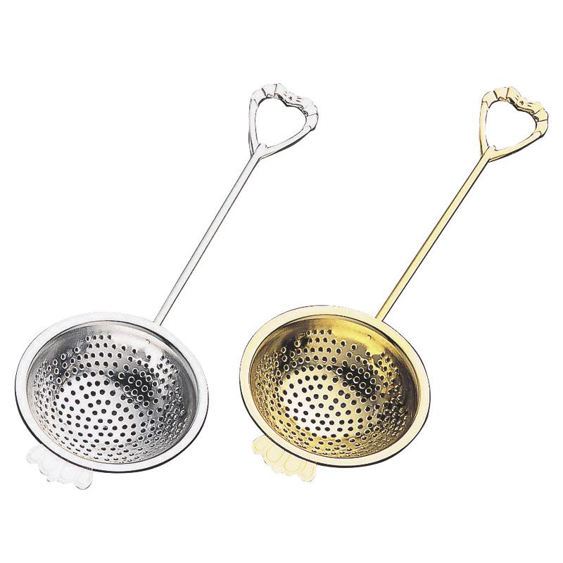 喫茶用品 ティーストレーナー キュート ステンシルバー画像