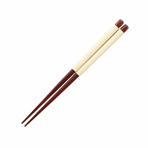シリコン箸 18cm アイボリー画像