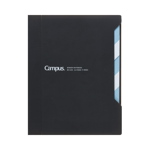 インデックスで開けやすいバインダー６５枚　黒