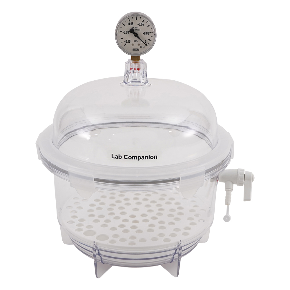 真空デシケーター　10L本体ゲージ付