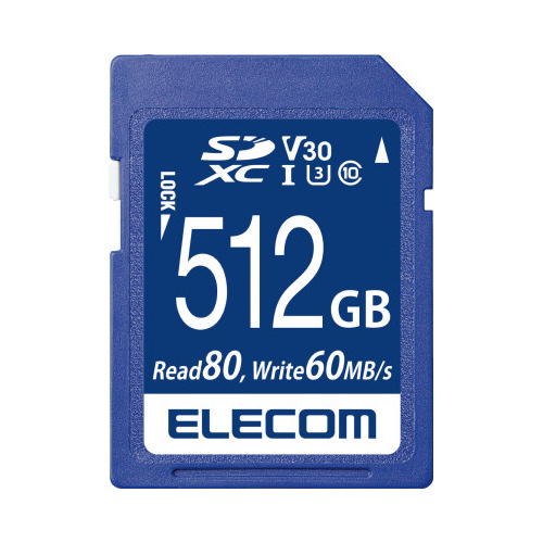 ＳＤカード　５１２ＧＢ　ｃｌｓａｓｓ１０　Ｖ３０画像