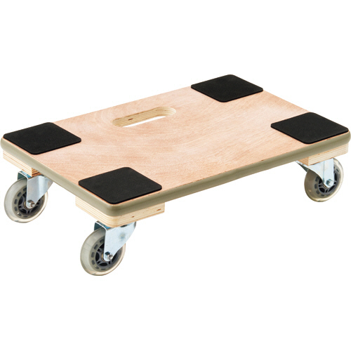 木製平台車 静運 すべり止め付 100kg荷重 310×460mm 1台