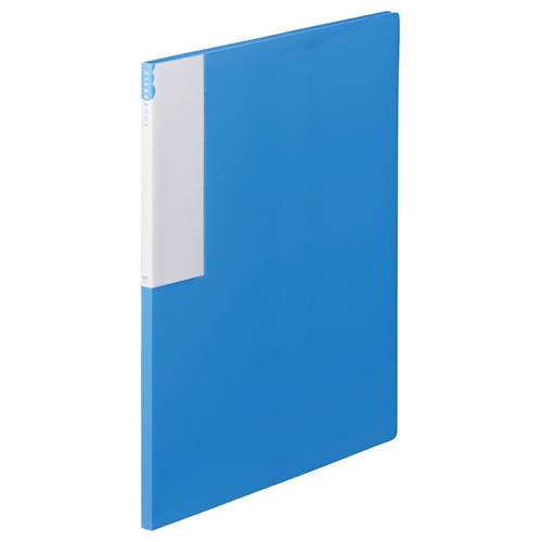 ｸﾘﾔｰﾌﾞｯｸ A4ﾀﾃ 12ﾎﾟｹｯﾄ 背幅10mm ﾌﾞﾙｰ 1冊画像