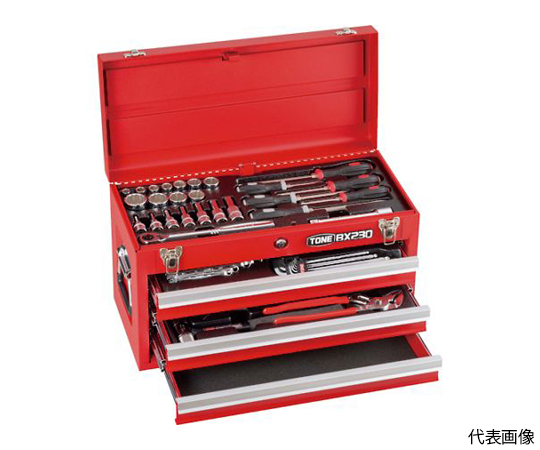 整備用工具セット ツールセット 差込角12.7mm 53点セット マットブラック画像