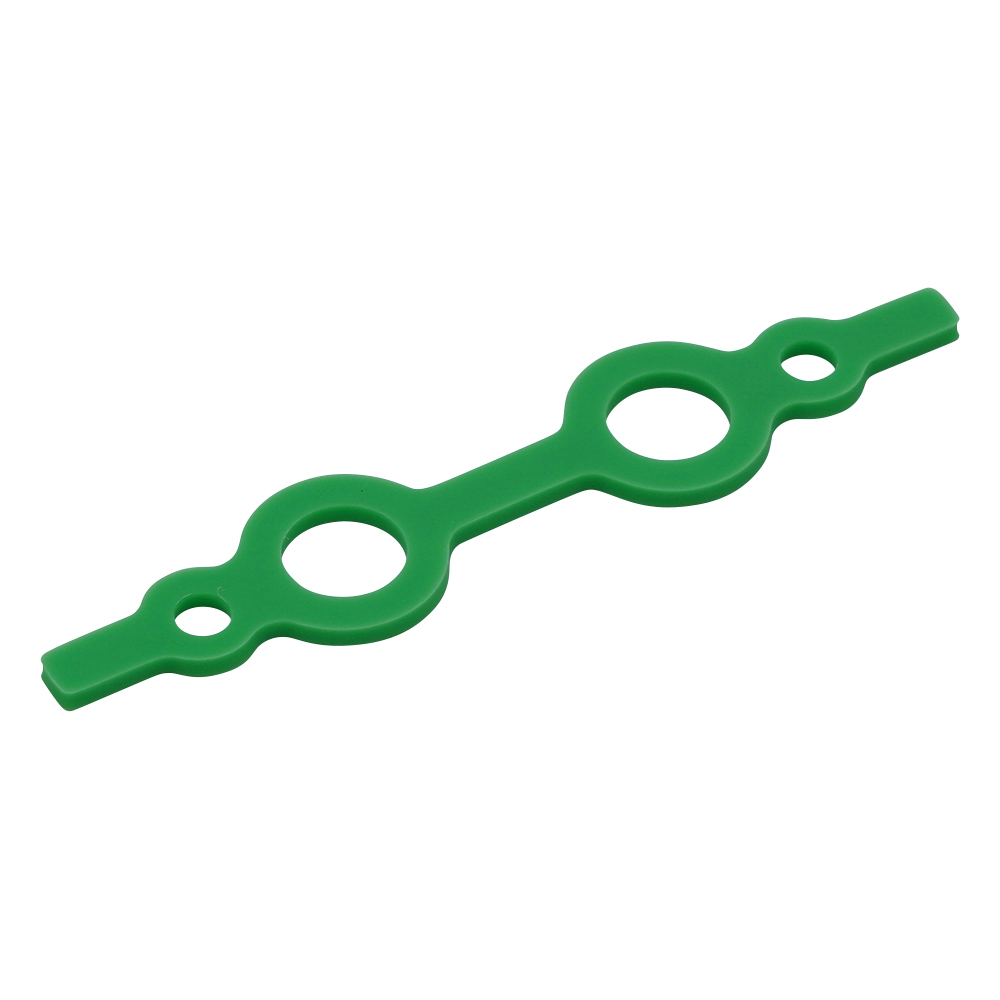 シリコンカラーバンド（メガネバンド） 小 φ3.5×φ10 グリーン 1袋（10個入）画像