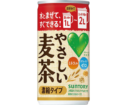 やさしい麦茶濃縮タイプ　180g　30缶画像