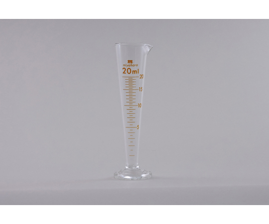 液量計（円錐型） 茶目盛 20mL画像