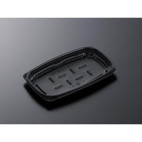 中央化学 軽食容器 CT デリモア 18-11A BK 本体画像