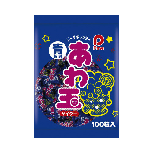 パイン　あわ玉　青　１００粒画像