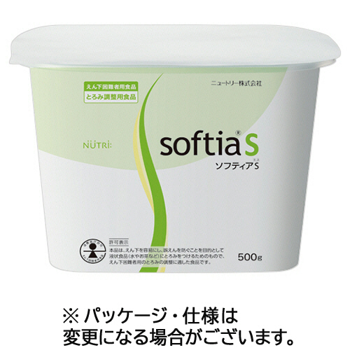 ｿﾌﾃｨｱS とろみ調整用食品 詰替用 500g 1個画像