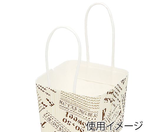 紙製タックホルダー ミニ 白 50枚入 中央にパッケージが配置され、白色のタックホルダーが整然と収められた様子