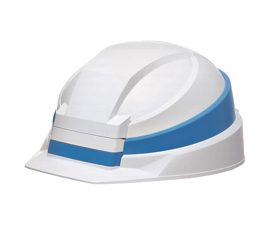 折りたたみ式ヘルメット　IZANO2　ホワイト/ブルーライン