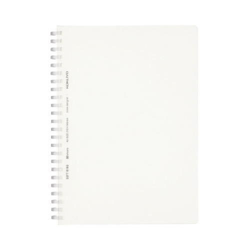 ソフトリング＜クリア＞Ａ５　方眼ドット罫８０枚画像