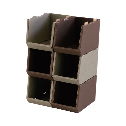 スタッキングコンテナＳＳ　６個セット　ＢＮ×ＭＧＹ画像