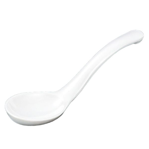 メラミン食器 M10-952 レンゲ 白 マイン画像