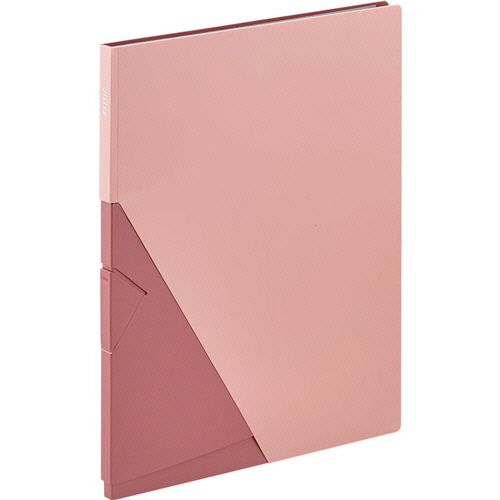 ｼﾞﾘｯﾂ ｸﾘｱｰﾌｧｲﾙ A4ﾀﾃ 10ﾎﾟｹｯﾄ 背幅13mm ﾋﾟﾝｸ 1冊画像