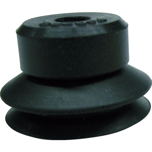 吸着ﾊﾟｯﾄﾞ ｼﾞｬﾊﾞﾗﾄﾒﾈｼﾞ取付 φ20 ﾆﾄﾘﾙｺﾞﾑ 黒色 1個画像