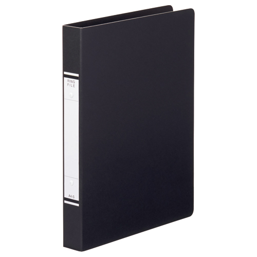 Oﾘﾝｸﾞﾌｧｲﾙ A4ﾀﾃ 2穴 220枚 ﾘﾝｸﾞ内径27mm背幅36mm黒 1ｾｯﾄ(10冊)画像