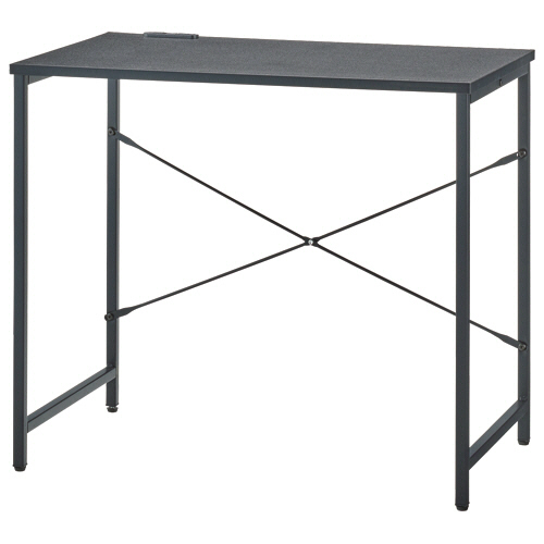 ｼﾝﾌﾟﾙﾃﾞｽｸ ｺﾝｾﾝﾄ付 幅800mm ﾌﾞﾗｯｸ/ｻﾝﾄﾞﾌﾞﾗｯｸ 1台