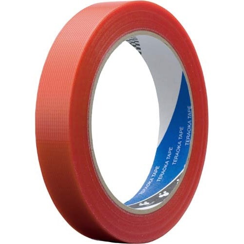 養生Ｐ‐カットテープ　１８ｍｍ　赤　１２巻画像