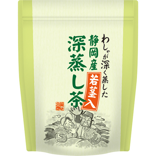 静岡産若茎入り深蒸し茶 500g/袋 1ｾｯﾄ(2袋)画像