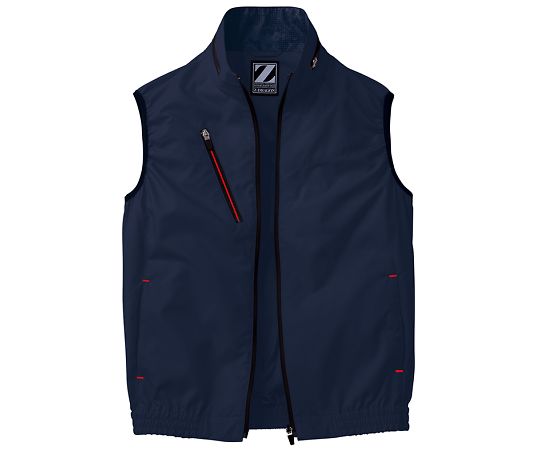 スプリットファスナーが際立つ空調服ベスト　LL