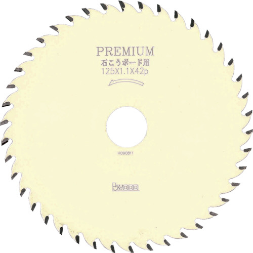 ﾁｯﾌﾟｿｰ ﾌﾟﾚﾐｱﾑ 石こうﾎﾞｰﾄﾞ用 Φ125 1枚画像