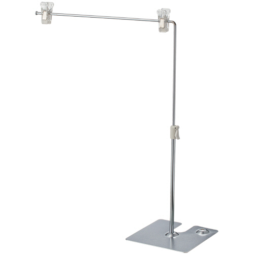 L型ｸﾘｯﾌﾟｽﾀﾝﾄﾞ ｸﾛｰﾑﾒｯｷ 1個画像