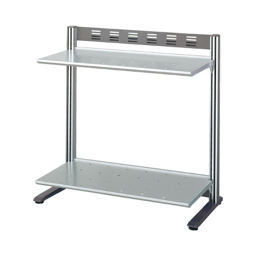 リスペースＦモニタシェルフ　２段幅６００シルバー画像